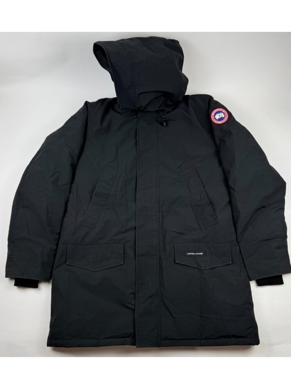 Canada Goose Langford Parka Men's Jacket L Large - Black Noir No Fur Authentic